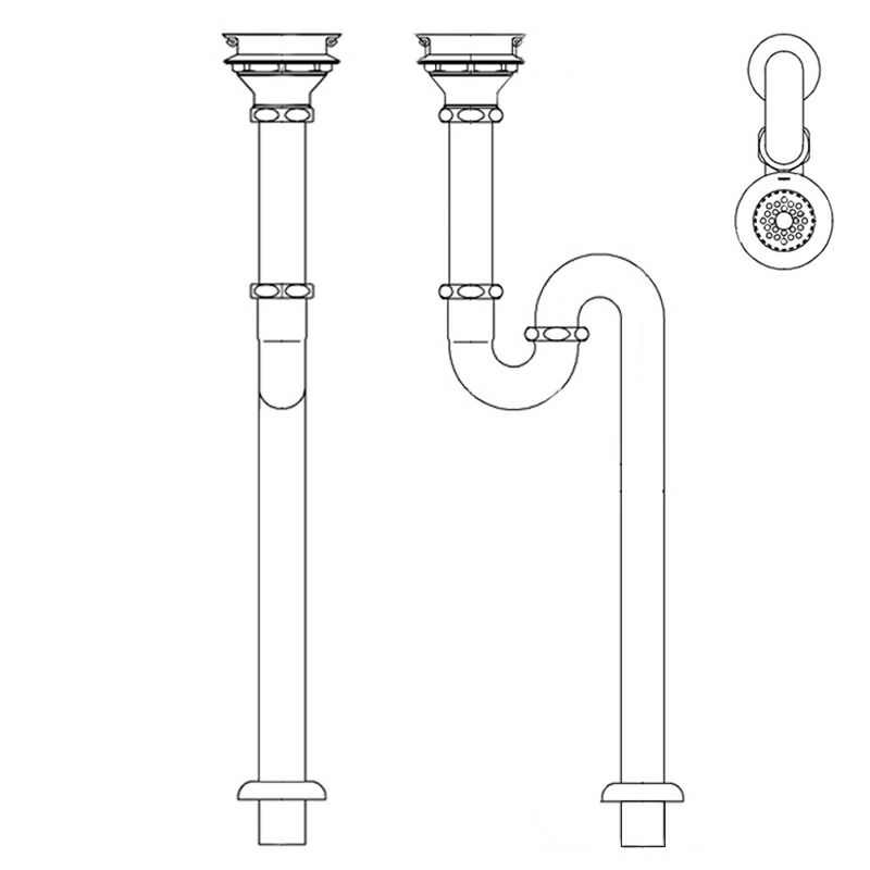 TOTO 床排水金具 TK18S Sトラップ 38mm｜建材・住宅資材の公式通販LDK plus